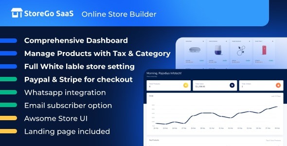 StoreGo SaaS Nulled Online Store Builder Download