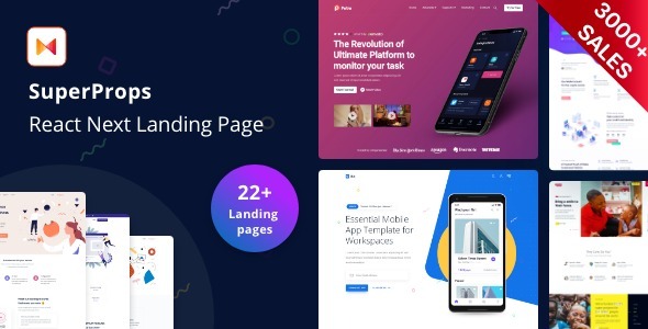 SuperProps Nulled - React Landing Page Templates with Next JS & Gatsby JS Download