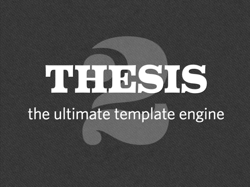 THESIS Nulled DIYthemes Download