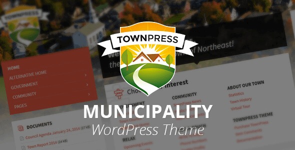 TownPress Nulled Municipality WordPress Theme free Download
