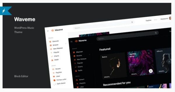 Waveme Nulled Music Platform WordPress Theme Download