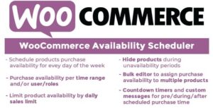 WooCommerce Availability Scheduler Nulled Download