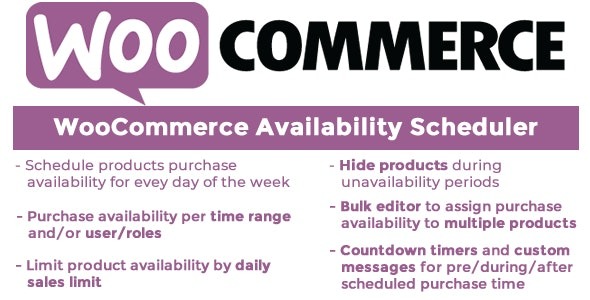 WooCommerce Availability Scheduler Nulled Download