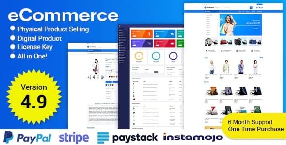 eCommerce Nulled – Responsive Ecommerce Business Management System Free Download