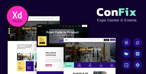 ConFix Nulled Expo & Events WordPress Theme Download