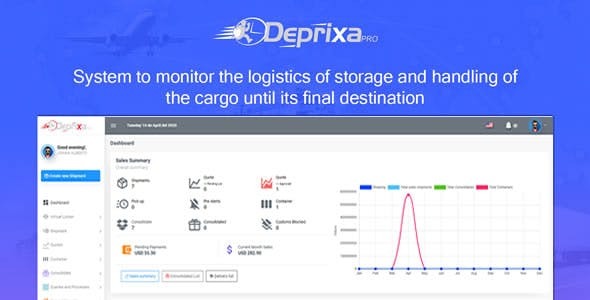 Courier Deprixa Pro Nulled Integrated Web-based Logistics System Download