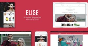 Elise Nulled A Genuinely Multi-Concept Shopify Theme Free Download