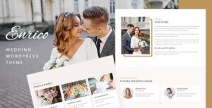 Enrico Nulled Wedding WordPress Theme Free Download