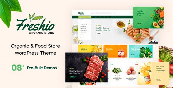 Freshio Nulled Organic & Food Store WordPress Theme Free Download