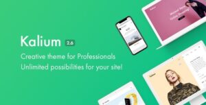 Kalium Nulled Creative Template for WordPress Free Download