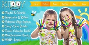 Kiddy Nulled Children WordPress theme Free Download