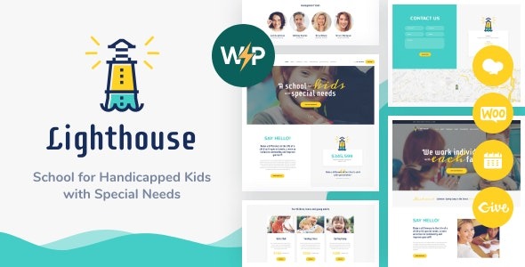 Lighthouse Nulled School for Kids with Disabilities & Special Needs WordPress Theme Free Download