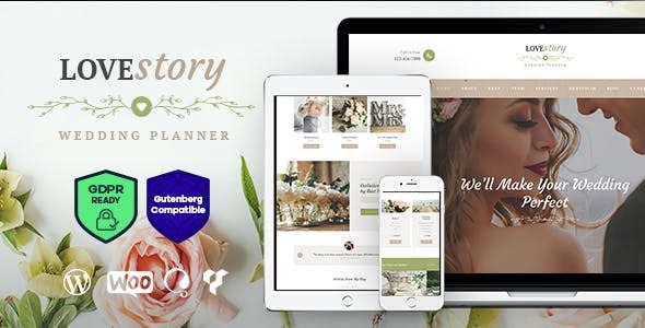 Love Story Nulled A Beautiful Wedding and Event Planner WordPress Theme Free Download