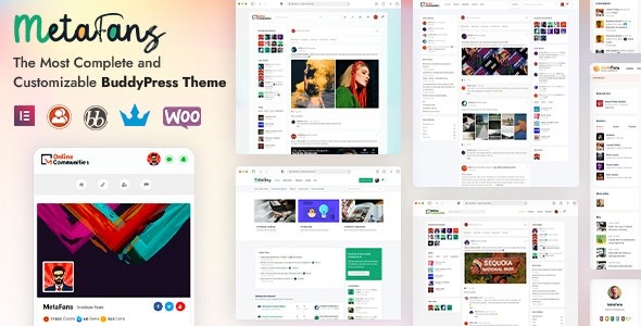 MetaFans Nulled Community & Social Network BuddyPress Theme Free Download