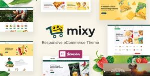 Mixy Nulled Organic Food Store WordPress Theme Free Download