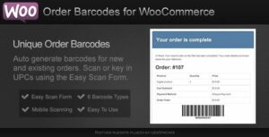 Order Barcodes for WooCommerce Nulled Free Download