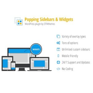 Popping Sidebars and Widgets Nulled for WordPress Free Download