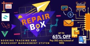 Repair box Nulled Repair booking, tracking and workshop management system Free Download