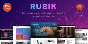 Rubik Nulled - A Perfect Theme for Blog Magazine Website Free Download