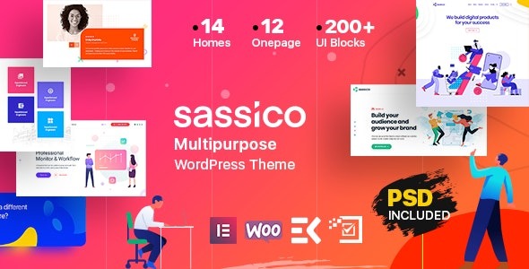 Sassico Nulled - Multipurpose Saas Startup Agency WordPress Theme Free Download
