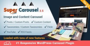 Super Carousel Nulled – Responsive WordPress Plugin Free Download