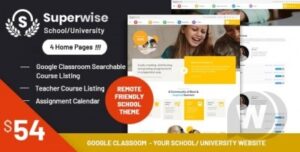 Superwise Nulled Modern Education WordPress Theme Free Download