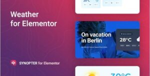 Synopter Nulled Weather for Elementor Free Download