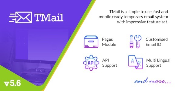 TMail Nulled a temporary mail script with multiple domains Free Download