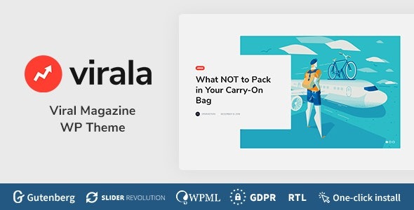 Virala Nulled Viral Magazine WordPress Theme Free Download