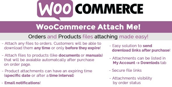 WooCommerce Attach Me! Nulled Free Download