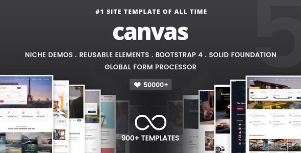 Canvas Nulled The Multi-Purpose HTML5 Template Free Download