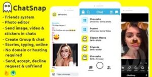 ChatSnap Nulled – a branch of Snapchat on Android Free Download