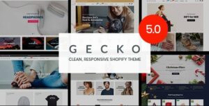 Gecko Nulled Responsive Shopify Theme – RTL support Free Download