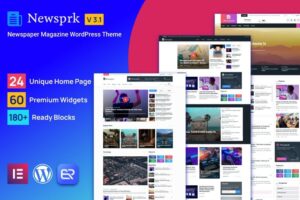 Newsprk Theme Nulled Newspaper WordPress Theme Free Download