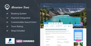 Adventure Tours Nulled WP Tour Travel Theme Free Download