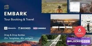 Embark Nulled Tour Booking & Travel WordPress Theme Free Download