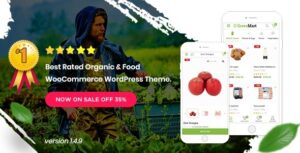 GreenMart Nulled Organic Food Woocommerce Wordpress Theme Free Download