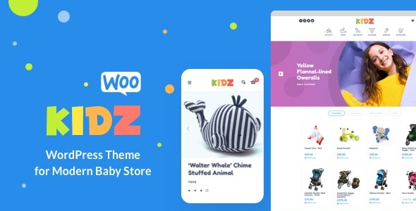 KIDZ Nulled Baby Shop & Kids Store WordPress WooCommerce Theme Free Download