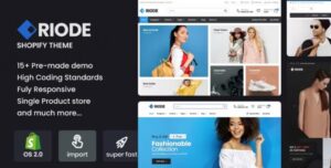 Riode Nulled Multi-Purpose Shopify Theme Free Download