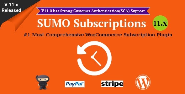 SUMO Subscriptions Nulled WooCommerce Subscription System Free Download