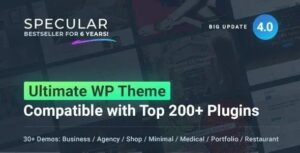 Specular Nulled Business WordPress Multi-Purpose Download