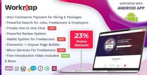 Workreap Nulled Freelance Marketplace WordPress Theme Free Download