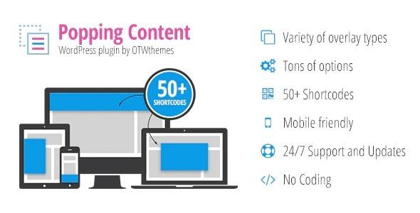 free download Popping Content for WordPress Nulled