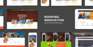free download Roofing Theme Nulled