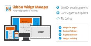 free download Sidebar & Widget Manager for WordPress Nulled