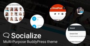 free download Socialize Theme Nulled