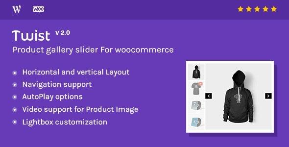 Twist Nulled Product Gallery Slider for Woocommerce Free Download