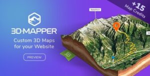 3D Map Wordpress Plugin 3D-Mapper Nulled Free Download
