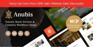 Anubis Nulled Funeral & Burial Services WordPress Theme Free Download