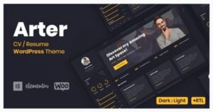 Arter Nulled WordPress theme summary Free Download